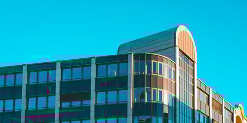 Exterior of multi-tenant real estate building