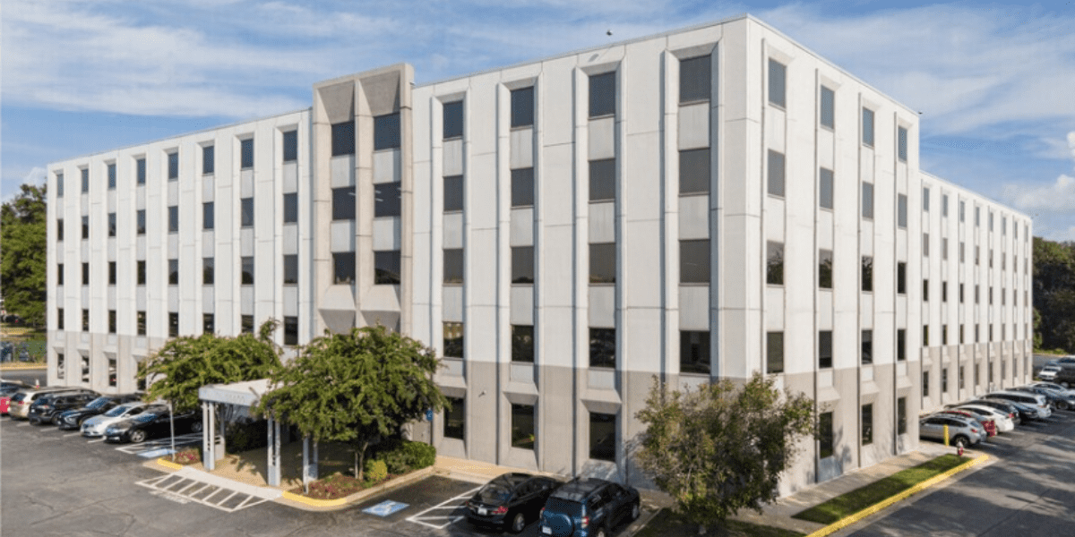 Fairfax office building at 10400 Eaton Place in Virginia.